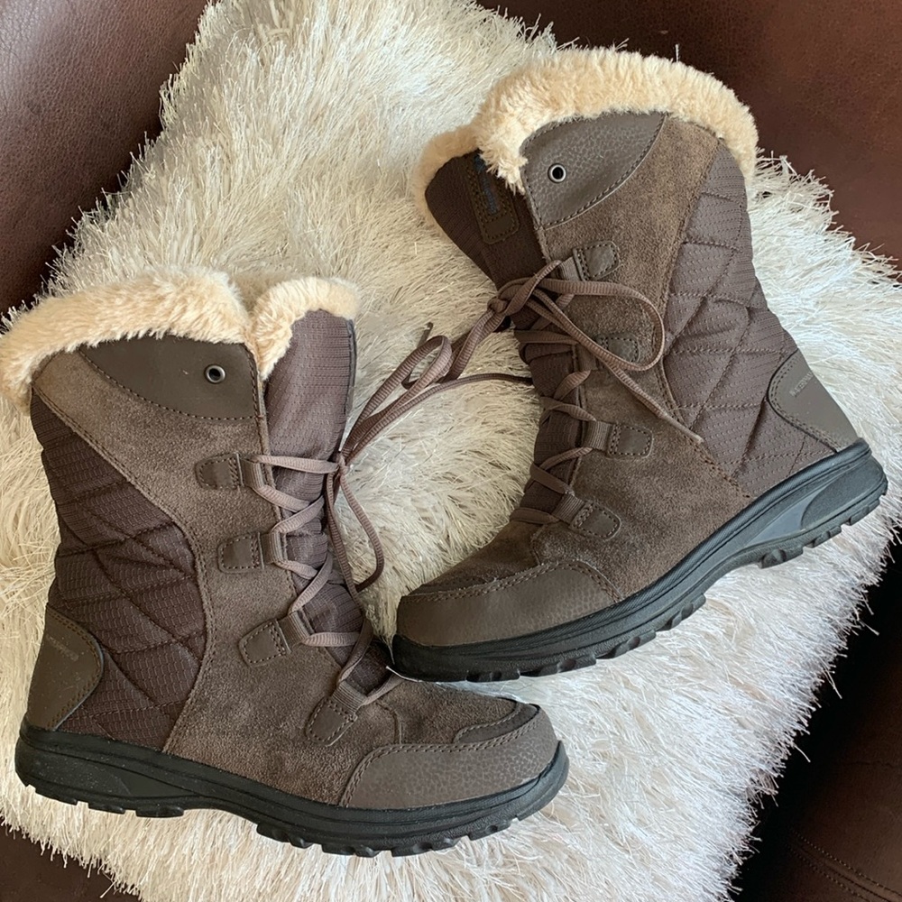 Columbia Ice Maiden Winter Snow Boots Brown 7.5 BL1581-232